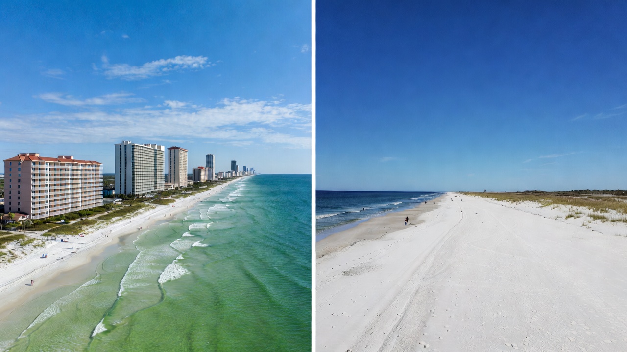 Orange Beach vs Gulf Shores Alabama
